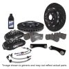 EBC Racing 08-21 Nissan 370Z Black Apollo-6 Calipers 355mm Rotors Front Big Brake Kit thumbnail 5
