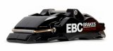 EBC Racing 17-22 Honda Civic Type-R (FK8) Black Apollo-6 Front Left Caliper thumbnail 4