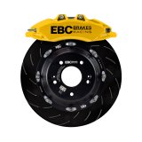 EBC Racing 2023+ Nissan 400Z Yellow Apollo-6 Calipers 355mm Rotors Front Big Brake Kit thumbnail 6