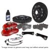 EBC Racing 07-13 BMW M3 (E90/E92/E82) Red Apollo-6 Calipers 380mm Rotors Front Big Brake Kit thumbnail 5