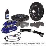 EBC Racing 07-13 BMW M3 (E90/E92/E82) Blue Apollo-6 Calipers 380mm Rotors Front Big Brake Kit thumbnail 1