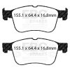 EBC 22-23 Ford Maverick 2.0T 2WD Front Extra Duty Brake Pads thumbnail 5