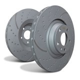 EBC 2020+ Toyota Highlander 2.5L Hybrid 2WD Rear GD Sport Rotors thumbnail 6