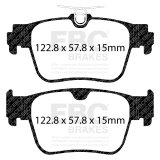 EBC 2022+ Volkswagen GTi Mk8 2.0T Rear Ultimax Brake Pads thumbnail 2