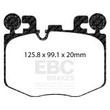 EBC 22-24 Toyota GR Supra RP-X Race Front Brake Pads thumbnail 2