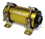 Fuelab Prodigy High Flow Carb In-Line Fuel Pump - 1800 HP - Gold thumbnail 2