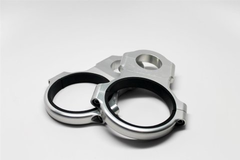 Fuelab Cage Mount Fuel Pump Billet Bracket Set - (2) Brackets for Each Pump