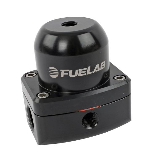 Fuelab 515 EFI Adjustable FPR 25-90 PSI (2) -6AN In (1) -6AN Return - Black thumbnail 2