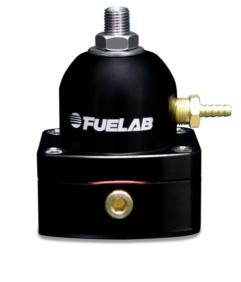 Fuelab 515 Carb Adjustable FPR 4-12 PSI (2) -6AN In (1) -6AN Return - Black thumbnail 1