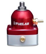 Fuelab 515 Carb Adjustable FPR 4-12 PSI (2) -6AN In (1) -6AN Return - Red thumbnail 1