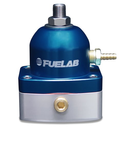 Fuelab 515 Carb Adjustable FPR Large Seat 1-3 PSI (2) -6AN In (1) -6AN Return - Blue thumbnail 2