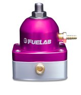 Fuelab 515 Carb Adjustable FPR Large Seat 1-3 PSI (2) -6AN In (1) -6AN Return - Purple thumbnail 2
