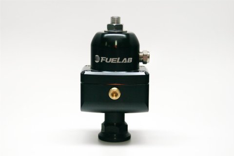 Fuelab 555 Carb Adjustable FPR Blocking 4-12 PSI (1) -8AN In (2) -8AN Out - Black thumbnail 3
