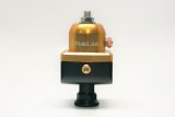 Fuelab 555 Carb Adjustable FPR Blocking 4-12 PSI (1) -8AN In (2) -8AN Out - Gold thumbnail 1