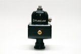 Fuelab 555 Carb Adjustable FPR Blocking 10-25 PSI (1) -8AN In (2) -8AN Out - Black thumbnail 1