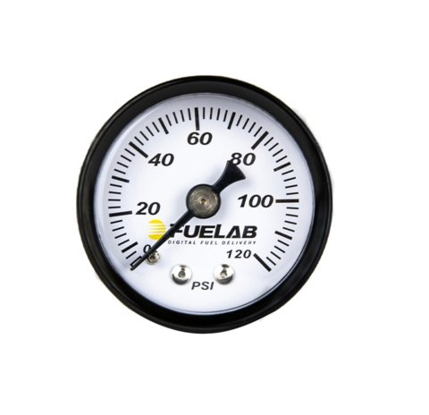 Fuelab 1.5in Fuel Pressure Gauge - EFI - Range 0-120 PSI thumbnail 2