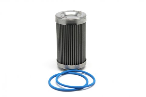 Fuelab 40 Micron Stainless Replacement Element - 3in w/2 O-Rings & Instructions thumbnail 2