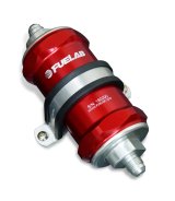 Fuelab 818 In-Line Fuel Filter Standard -10AN In/Out 10 Micron Fabric - Red thumbnail 2