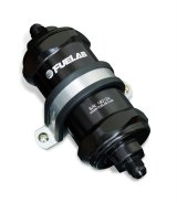 Fuelab 818 In-Line Fuel Filter Standard -12AN In/Out 6 Micron Fiberglass - Black thumbnail 1