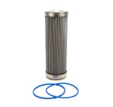 Fuelab 40 Micron Stainless Steel Replacement Element - 6in w/2 O-Rings & Instructions thumbnail 1