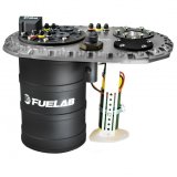 Fuelab Quick Service Surge Tank w/Bosch Lift Pump & Dual 500LPH Brushed Pumps w/Controller -Titanium thumbnail 1
