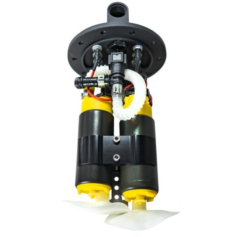 Fuelab Dual 340LPH Fuel Pump Hanger Assembly w/Dual E85 Fuel Pumps thumbnail 1
