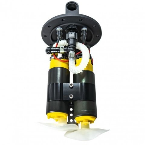 Fuelab Dual 340LPH Fuel Pump Hanger Assembly w/Dual E85 Fuel Pumps thumbnail 2