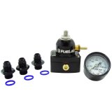 Fuelab 535 EFI Adjustable Mini FPR 25-90 PSI (2) -6AN In (1) -6AN Return (3) -6AN ORB w/Gauge Kit thumbnail 1