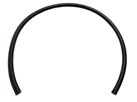 Fuelab Black Nylon Stainless Steel Braided PTFE Hose - 10AN - 3ft