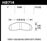 Hawk 15-17 Ford F-250/350 LTS Street Front Brake Pads thumbnail 4