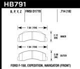 Hawk 14-16 Ford F-150 HPS 5.0 Front Brake Pads thumbnail 4