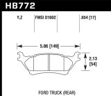 Hawk 12-16 Ford F-150 Performance Ceramic Street Rear Brake Pads thumbnail 3