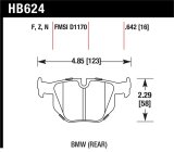 Hawk 06 BMW 330i/330xi / 07-09 335i / 07-08 335xi / 09 335d / 08-09 328i Performance Ceramic Street thumbnail 1