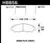 Hawk 09-15 Honda Pilot Performance Ceramic Street Front Brake Pads thumbnail 8