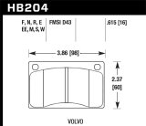 Hawk 90-93 Volvo 240 DTC-30 Front Race Pads thumbnail 3