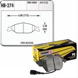 Hawk 99-04 Ford Mustang Base/GT Performance Ceramic Street Front Brake Pads thumbnail 2