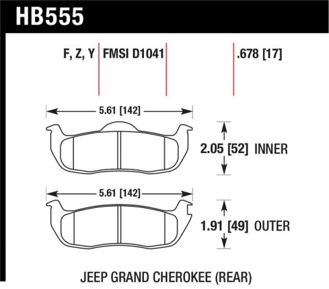 Hawk 06-10 Jeep Commander / 05-10 Grand Cherokee / 05-10 Armada / 04 Pathfinder / 04-10 Tital 5.6L / thumbnail 1