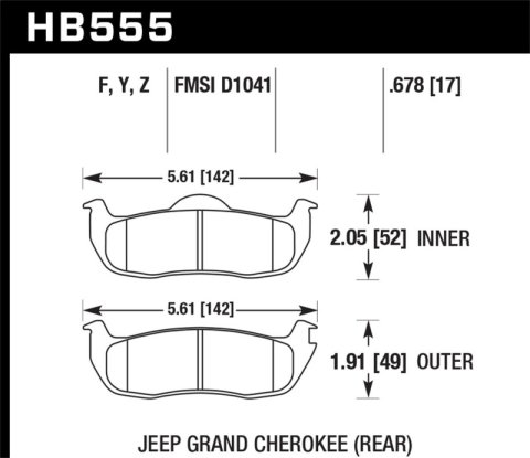 Hawk 06-10 Jeep Commander / 05-10 Grand Cherokee / 05-10 Armada / 04 Pathfinder / 04-10 Tital 5.6L / thumbnail 6
