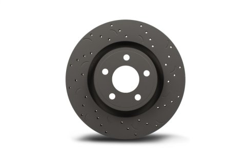 Hawk Talon 2006 Ford Fusion Drilled and Slotted Rear Brake Rotor Set thumbnail 5