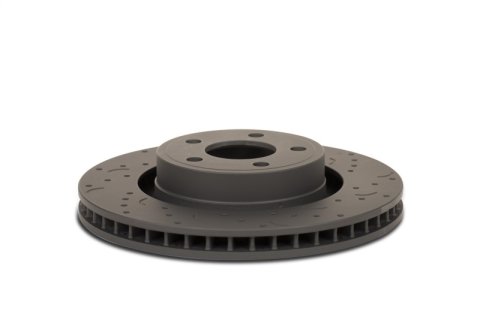 Hawk Talon 2006 Ford Fusion Drilled and Slotted Rear Brake Rotor Set thumbnail 7