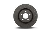 Hawk Talon 2006 BMW 525xi Drilled and Slotted Rear Brake Rotor Set thumbnail 5