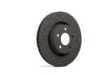 Hawk Talon 2015 Hyundai Sonata Hybrid Drilled and Slotted Front Brake Rotor Set thumbnail 5