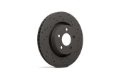 Hawk Talon 2006 Mercedes-Benz C230 Sport Drilled and Slotted Rear Brake Rotor Set thumbnail 4