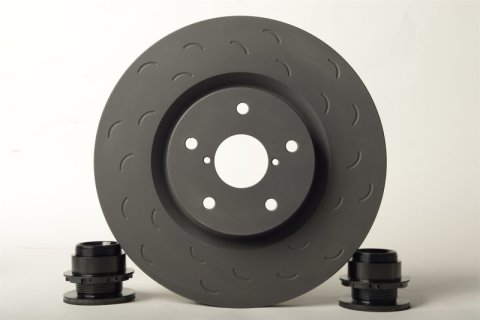 Hawk Talon 2002 Ford E-550 Econoline Super Duty Slotted-Only Front Brake Rotor Set thumbnail 6