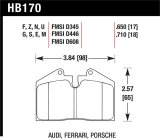 Hawk 89-95 Ferrari 348 GTB/GTS Front/Rear / 89-94 Porsche 911 3.6L Front / 87-89 Porsche 911 3.3L Fr thumbnail 1