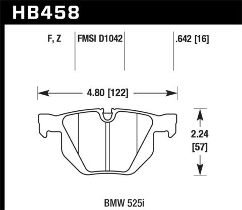 Hawk 04-06 BMW 525I / 06-07 BMW 525Xi/530Xi / 08-10 528I / 04-07 530I / 08-09 535Xi / 09-10 535i HP thumbnail 5