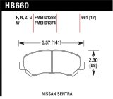 Hawk LTS Street Brake Pads thumbnail 1