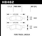 Hawk 03-06 Ford Expedition / 03-06 Lincoln Navigator LTS Street Front Brake thumbnail 7