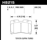 Hawk 93-98 Toyota Supra TT HT-10 Race Front Brake Pads thumbnail 5