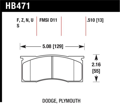 Hawk HPS Street Brake Pads